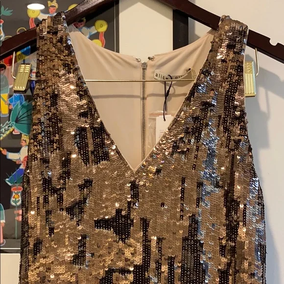 Alice + Olivia Sequined Dress - Picture 2 of 7